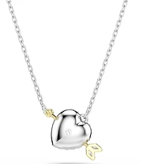 Swarovski Idyllia Mixed Cut Heart with Arrow Short Pendant Necklace