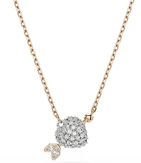 Swarovski Idyllia Mixed Cut Heart with Arrow Short Pendant Necklace & Stud Earring Set