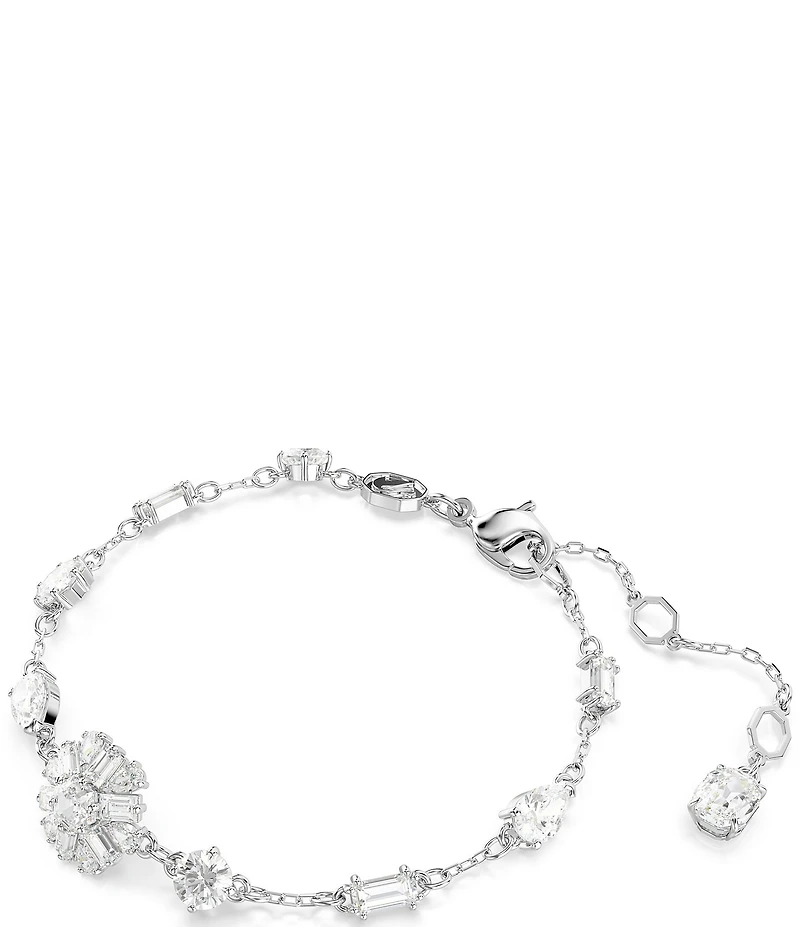 Swarovski Idyllia Mixed Cut Snowflake Line Bracelet