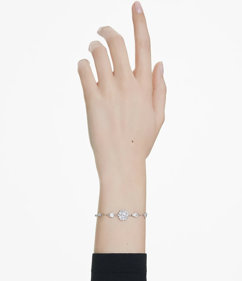 Swarovski Idyllia Mixed Cut Snowflake Line Bracelet