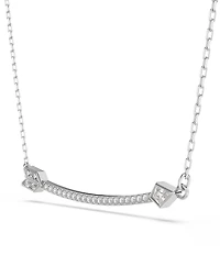 Swarovski Idyllia Mixed Cuts Arrow Short Pendant Necklace