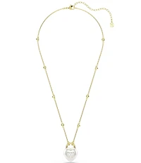 Swarovski Idyllia Mixed Cuts Crystal Reversible Heart Short Pendant Necklace