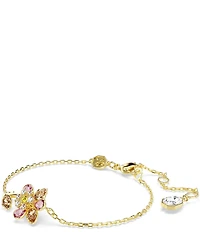 Swarovski Idyllia Multicolored Mixed Cut Flower Line Bracelet
