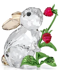 Swarovski Idyllia Rabbit and Raspberries Crystal Figurine