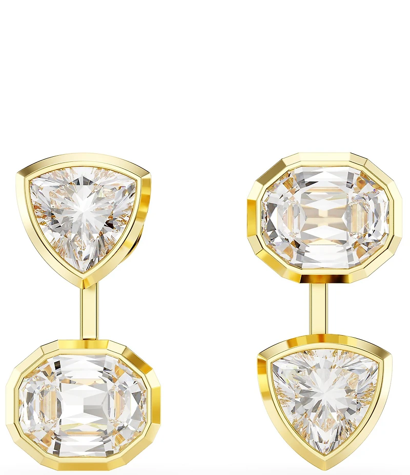 Swarovski Imber Asymmetrical Mixed Cut Ear Jacket Earrings