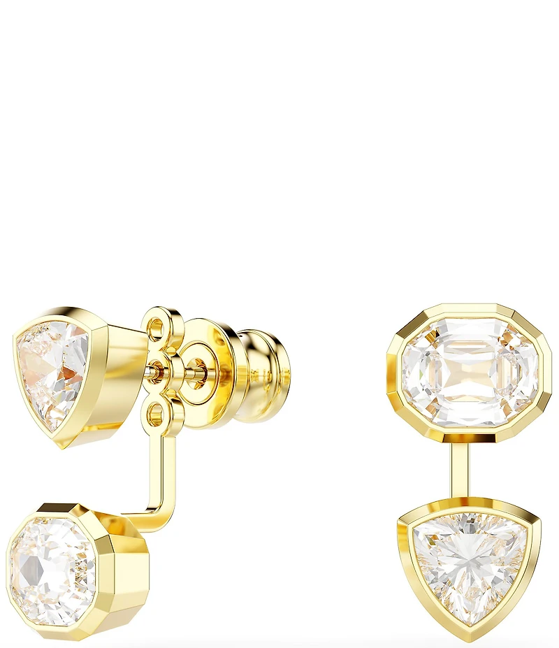 Swarovski Imber Asymmetrical Mixed Cut Ear Jacket Earrings