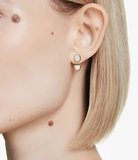 Swarovski Imber Asymmetrical Mixed Cut Ear Jacket Earrings