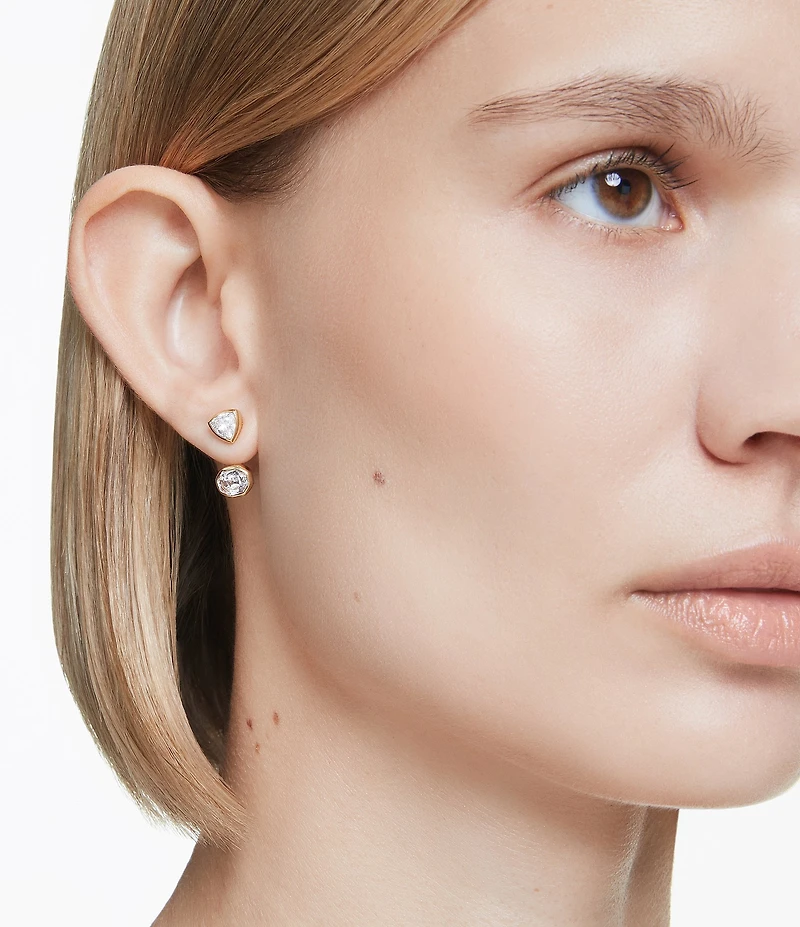 Swarovski Imber Asymmetrical Mixed Cut Ear Jacket Earrings