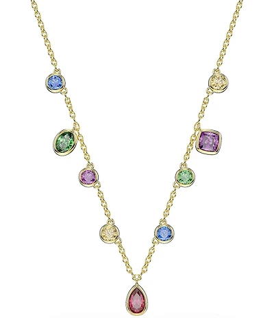 Swarovski Imber Multicolored Mixed Cut CZ Collar Necklace