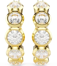 Swarovski Imber Round Cut Mini Hoop Earrings