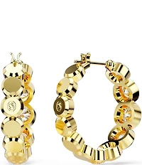 Swarovski Imber Round Cut Mini Hoop Earrings