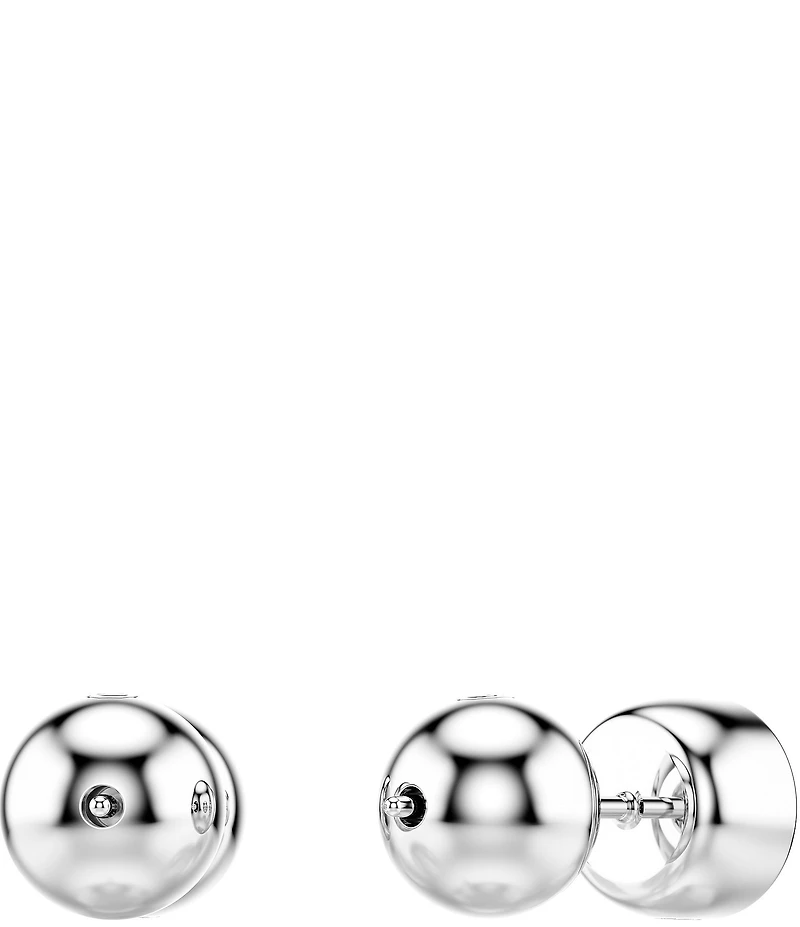 Swarovski Imber Silver Metal Stud Earrings