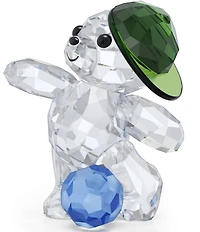 Swarovski Kris Bear Collection Goal Scorer Bear Figurine