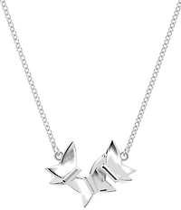 Swarovski Lilia Blue Butterfly Short Crystal Pendant Necklace