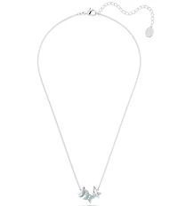 Swarovski Lilia Blue Butterfly Short Crystal Pendant Necklace