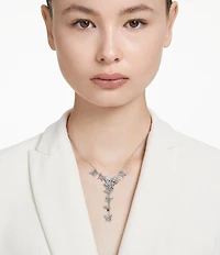 Swarovski Lilia Crystal Blue Butterfly Y-Necklace