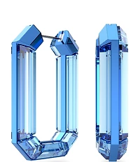 Swarovski Lucent Crystal Hoop Earrings