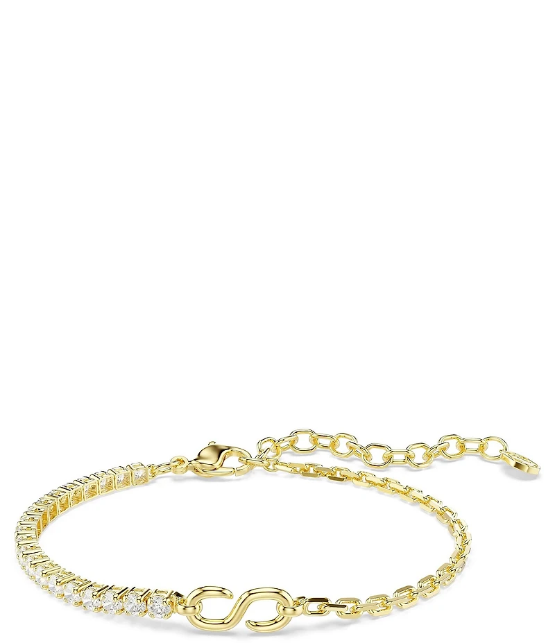 Swarovski Matrix CZ Chain Line Bracelet