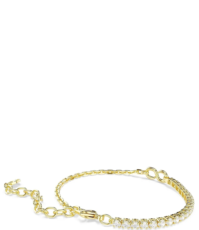 Swarovski Matrix CZ Chain Line Bracelet