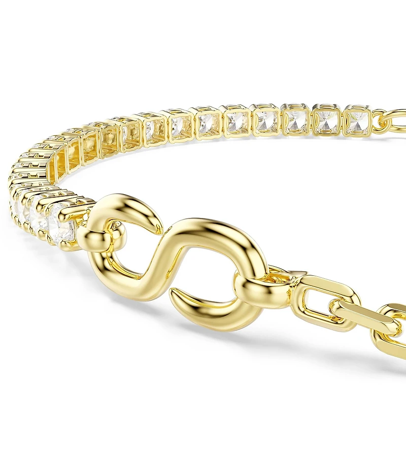 Swarovski Matrix CZ Chain Line Bracelet