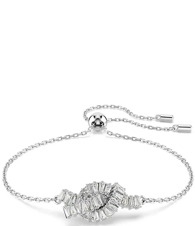 Swarovski Matrix Baguette Cut Knot Adjustable Bracelet