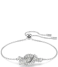 Swarovski Matrix Baguette Cut Knot Adjustable Bracelet