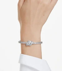 Swarovski Matrix Baguette Cut Knot Bangle Bracelet