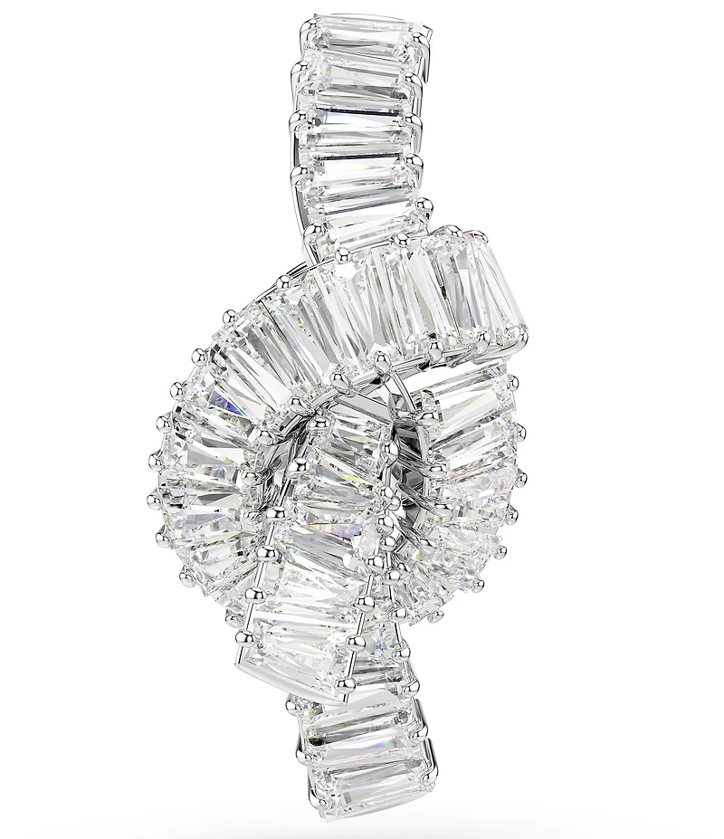 Swarovski Matrix Baguette Cut Knot Pin