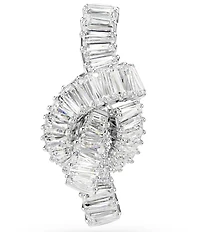 Swarovski Matrix Baguette Cut Knot Pin