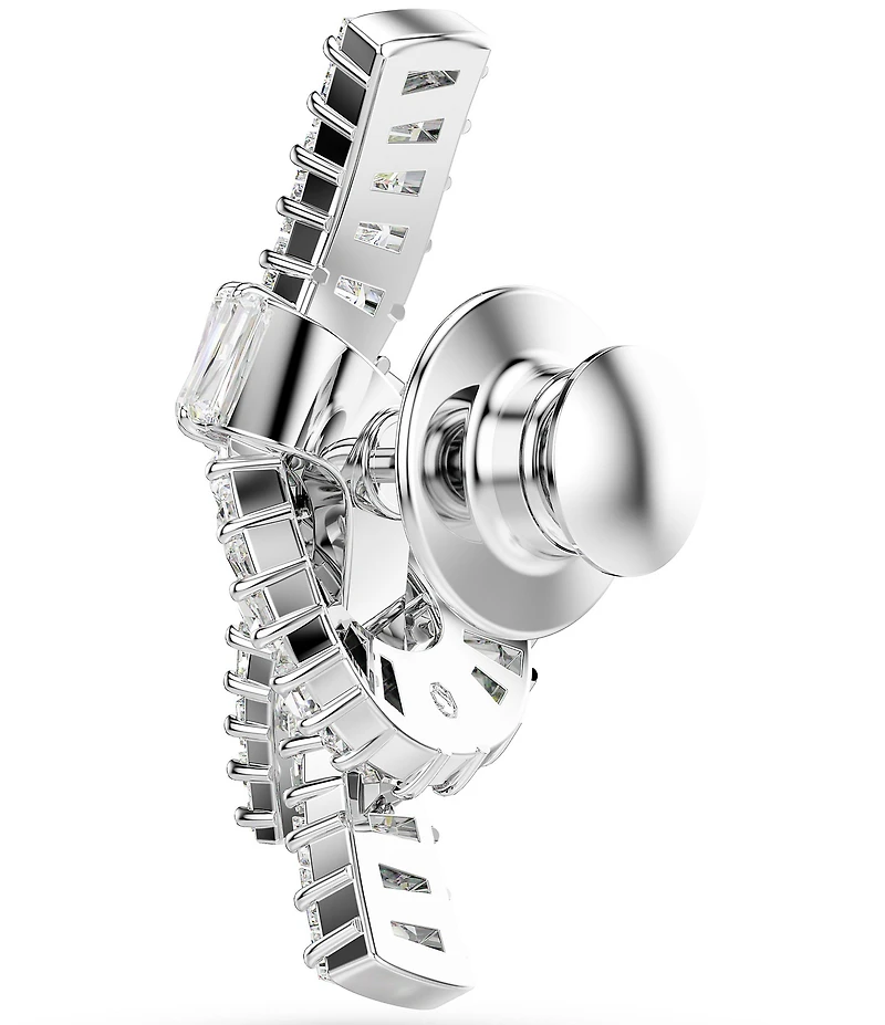 Swarovski Matrix Baguette Cut Knot Pin