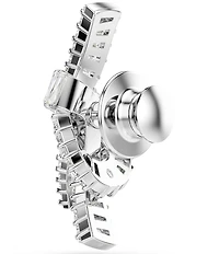 Swarovski Matrix Baguette Cut Knot Pin