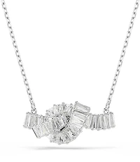 Swarovski Matrix Baguette Cut Knot Short Pendant Necklace