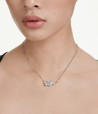 Swarovski Matrix Baguette Cut Knot Short Pendant Necklace