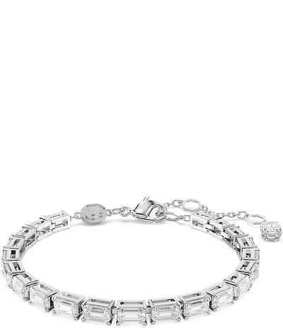 Swarovski Matrix Baguette Cut Tennis Line Bracelet