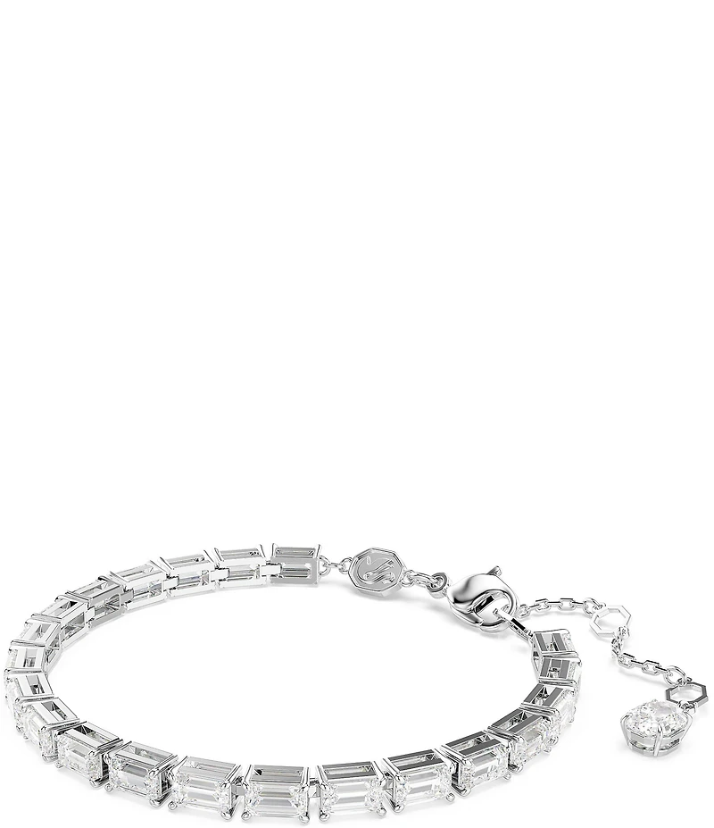 Swarovski Matrix Baguette Cut Tennis Line Bracelet