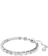 Swarovski Matrix Baguette Cut Tennis Line Bracelet