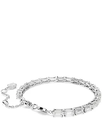 Swarovski Matrix Baguette Cut Tennis Line Bracelet