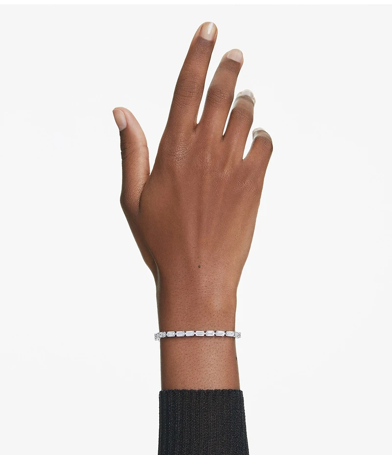 Swarovski Matrix Baguette Cut Tennis Line Bracelet