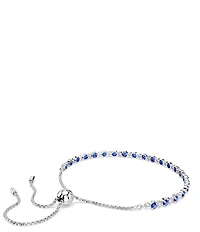 Swarovski Matrix Blue Mixed Cut Adjustable Bracelet