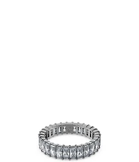 Swarovski Matrix Collection Grey Baguette Cut Band Ring