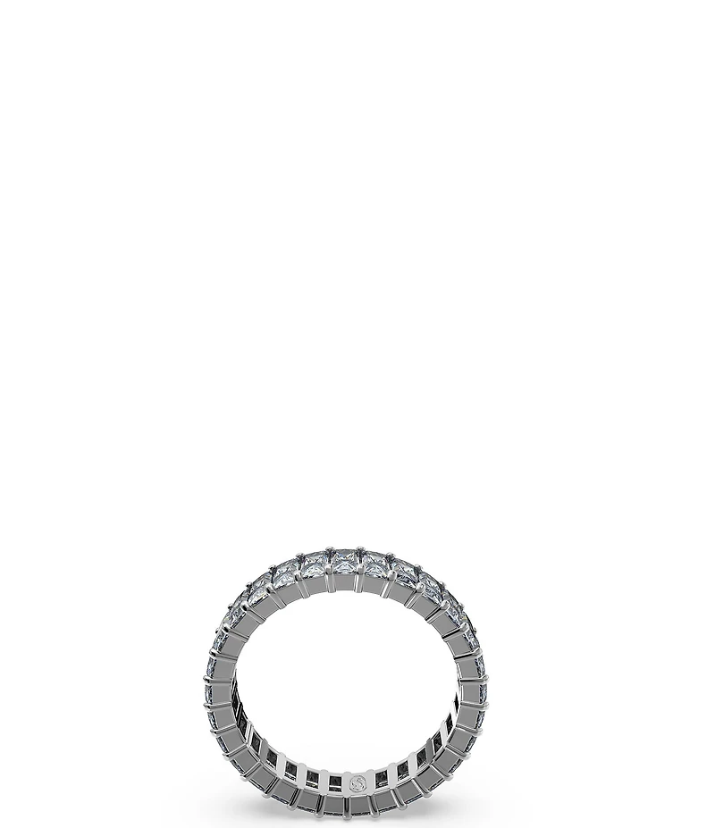 Swarovski Matrix Collection Grey Baguette Cut Band Ring