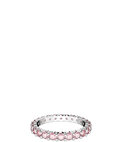 Swarovski Matrix Collection Colorful Crystal Band Ring