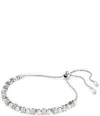 Swarovski Matrix Crystal Pearl Adjustable Bracelet