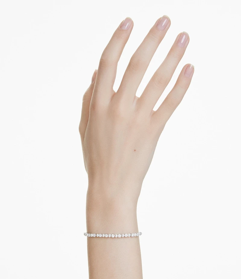 Swarovski Matrix Crystal Pearl Adjustable Bracelet