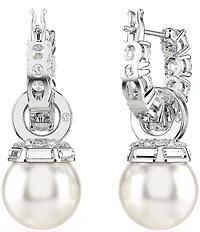 Swarovski Matrix Crystal Pearl Drop Earrings