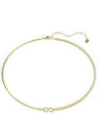 Swarovski Matrix CZ Chain Collar Necklace