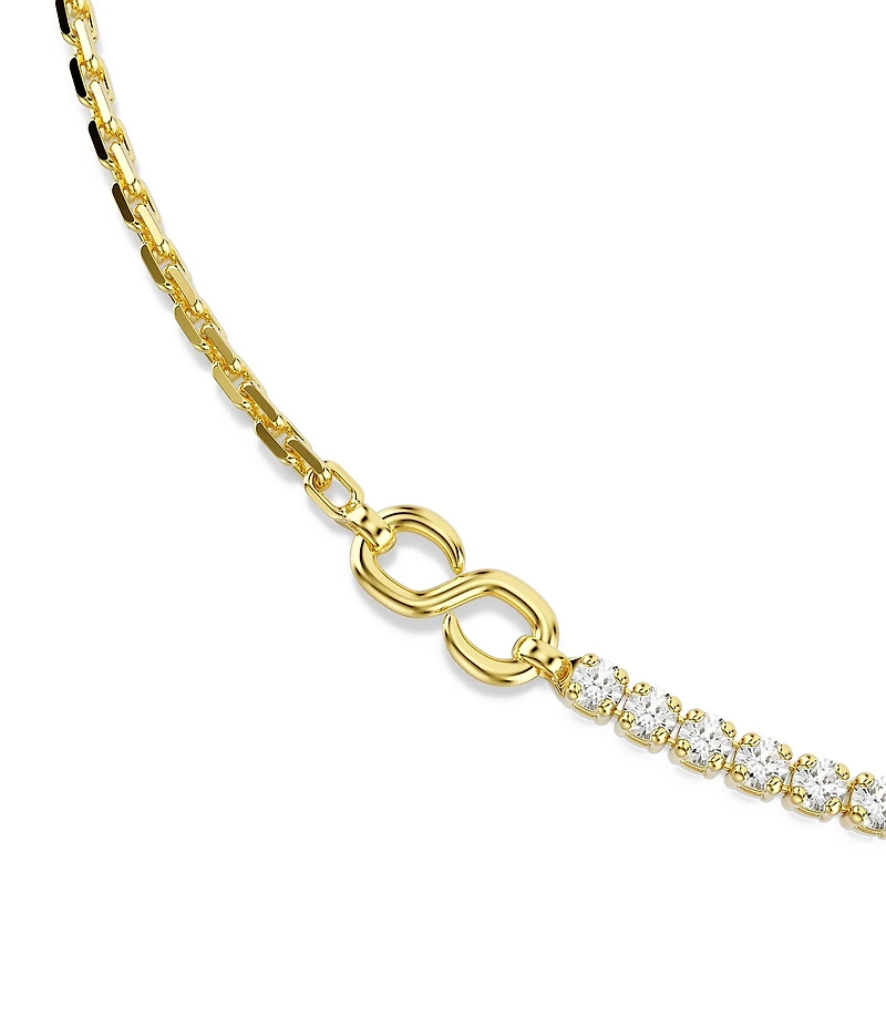 Swarovski Matrix CZ Chain Collar Necklace