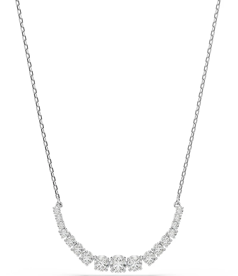 Swarovski Matrix Gradient Round Cut Frontal Collar Necklace