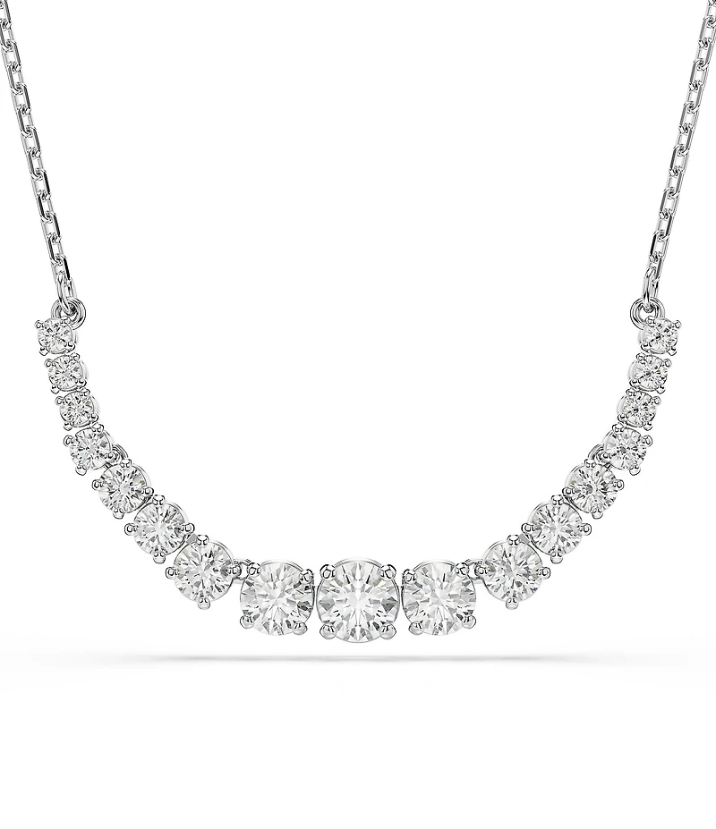 Swarovski Matrix Gradient Round Cut Frontal Collar Necklace