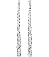 Swarovski Matrix Gradient Round Cut Linear Earrings